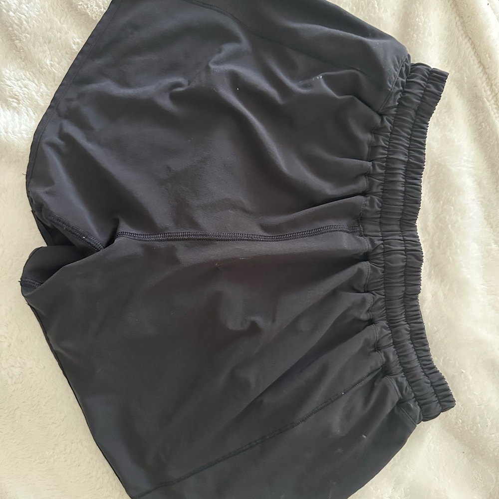 Lululemon Athletica Black Athletic Shorts Lightweight Relaxed Fit
